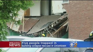 Official: 5 People Trapped In Uniontown Building Collapse Rescued