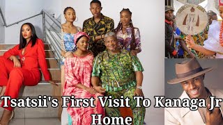 TSATSII FIRST VISIT TO KANAGA JR PARENTS AS THEY WELCOME HER. KHOSI REACTS