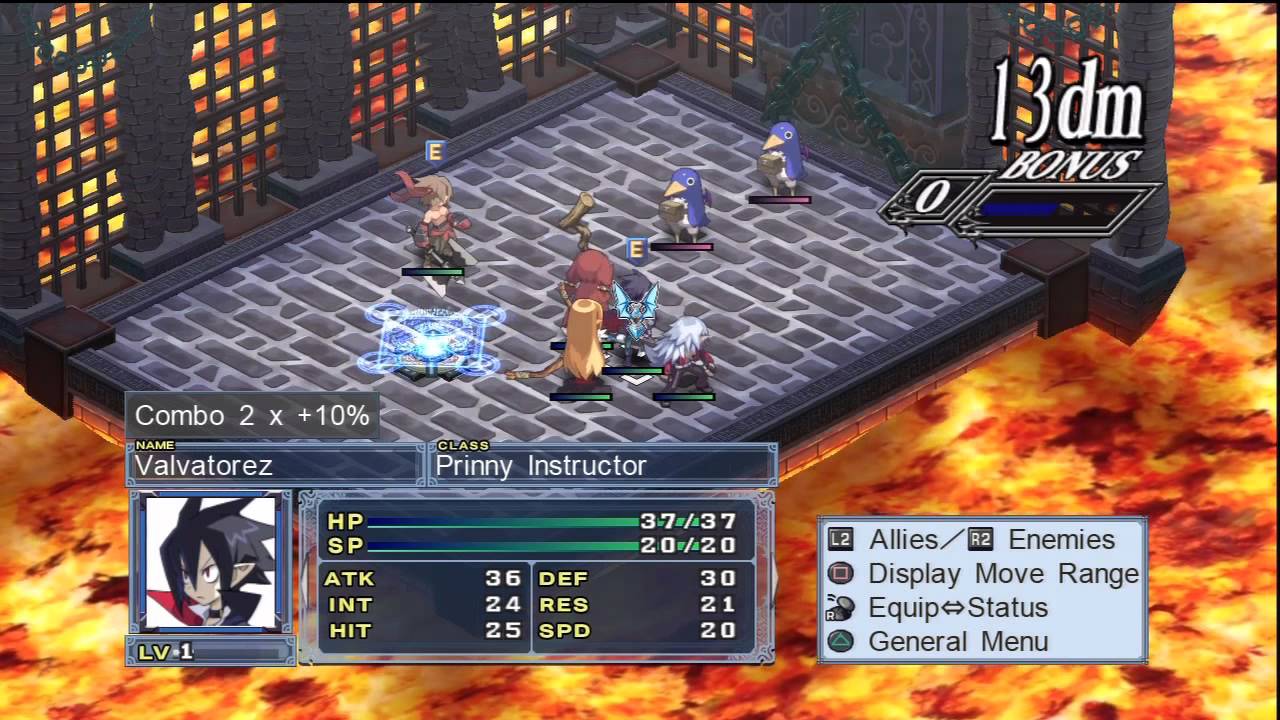 Disgaea 4 Walkthrough Part 01 Combat Basics Special Skills Youtube