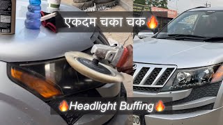 Headlight Buffing of our Xuv500🔥 वो भी इतना सस्ता?😨