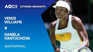 Venus Williams v Daniela Hantuchova Extended Highlights | Australian Open 2003 Quarterfinal