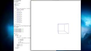 3D geometric shape with change in perspective using Python and Turtle.