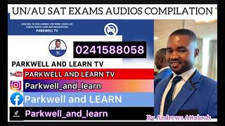 UN/AU SAT EXAMS COMPILED AUDIO TAPES WITH NOTES