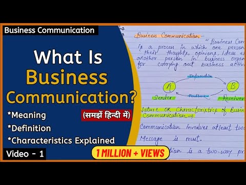 What is business communication? Introduction, Meaning and Definition of Business Communication