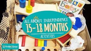 Montessori activities 15-18 months - It’s all about Independence