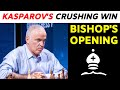 Kasparov’s Aggressive Attack in the Bishop's Opening