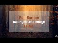 How to add Background Image in HTML