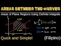 Finding Areas between Two Curves | Areas of Plane Regions Using Definite Integrals | Calculus