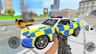Police Car Driving Simulator - Chasing the Biker and New Weapon -  Android gameplay