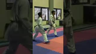 Kumite Drills Speed - Ura Mawashi - Mawashi Kick Karate Technique #shorts #wkf #kumite #kumiteglobal