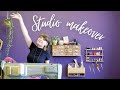 Studio Makeover || for mixed media ART & CRAFT