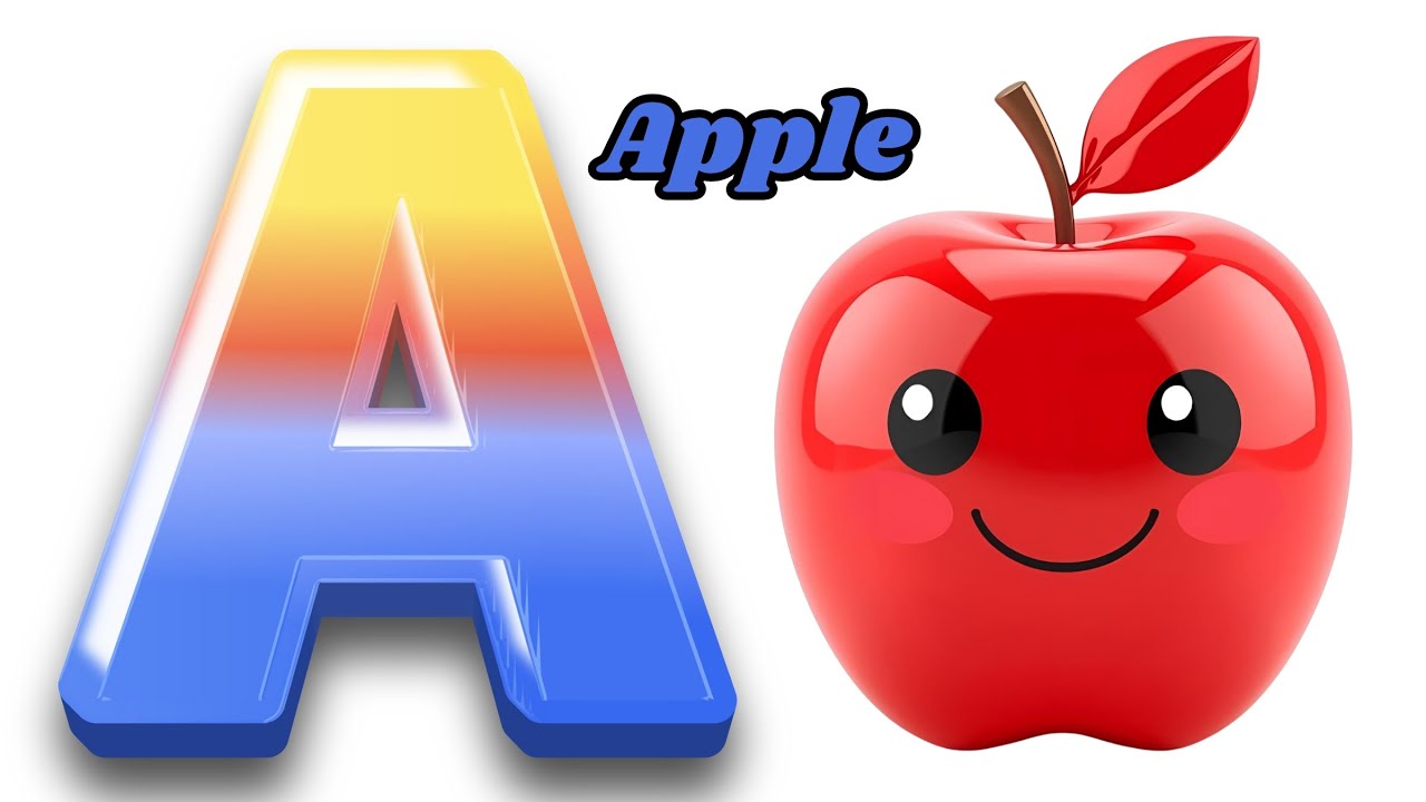 Learn The Abc Phonics Songs With Apple As Your First Lesson Abc Songs