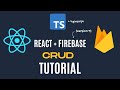 React Firebase CRUD tutorial for Beginners - (Tailwind CSS, TypeScript, Firebase v9)
