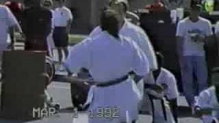 NIX KARATE DOJO DEMO FIGHT 1992 KADENA AB OKINAWA