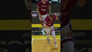 拉脫維亞(NBA俄克拉荷雷霆)Davis Bertans NBA九指神射賽前熱身。