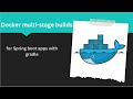 How to use docker multi-stage build for spring boot application with gradle