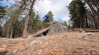 Smith Creek, West Kelowna BC Huck to flat and Jump line