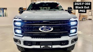 2025 Ford F-350 Platinum Tremor (Glacier Grey) Black Out Package