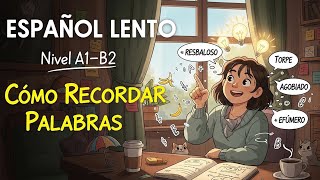 How to Never Forget New Spanish Vocabulary | Slow Spanish (A1–B2)