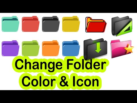 How to change file/folder name color in Windows 7, 8, 8.1, 10