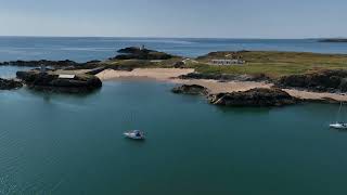 Llanddwyn Island (Ynys Llanddwyn), Anglesey, Wales - 4K Drone Footage, DJI Mavic 3