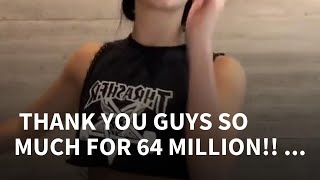 💃 THANK YOU GUYS SO MUCH FOR 64 MILLION!! also please let me know who made  | Tiktok 💃💃