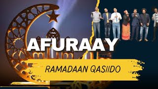 AFURAAY ~ QASIIDO BISHA RAMADAAN #QASIIDO_RAMADAAN