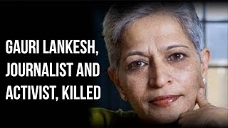 Journalist Gauri Lankesh Shot Dead In Bengaluru