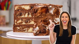 Layered Marble Cake