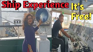 Ship Experience-Courtesy of  Cochin Port Trust- It's free for all...