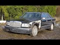 starting mercedes benz w126 420se after 7 years test drive