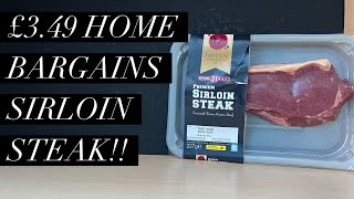 Home Bargains Sirloin Steak Review , Sheelin Superior Meats , How To Cook A Steak On A Griddle Pan