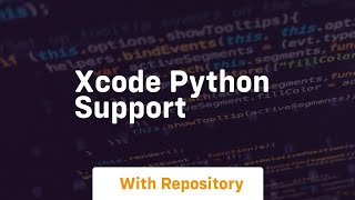 xcode python support