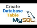 How to Create Database and Table in MySQL