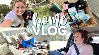 HOME VLOG 🏡 packing, new gym, utility room updates, summer fabfitfun unbox & chatty day in the life!