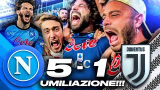 💦 UMILIAZIONE!!! NAPOLI 5-1 JUVENTUS | LIVE REACTION NAPOLETANI AL MARADONA HD