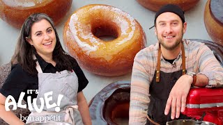 Brad and Claire Make Doughnuts Part 1: The Beginning | It's Alive | Bon Appétit