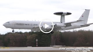 Boeing E-3A Sentry - NATO LX-N90451 - touch and go at Manching Air Base