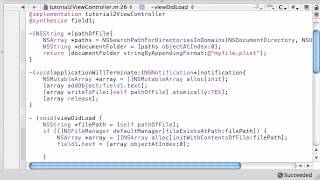 iPhone Development Tutorial 36 Loading the Files