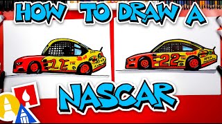 How To Draw A Nascar Race Car