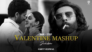 Valentine Mashup 2024 | Nonstop - Jukebox | Amit Vedwal | Special Romantic Love Mashup 2024