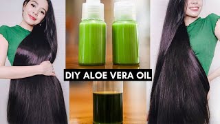 How To Make Aloe Vera Oil For Extreme Hair Growth, Dandruff & Prevent Hair Fall (2 Ways)Beautyklove