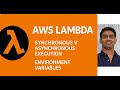 AWS Lambda Execution Modes Explained | Synchronous vs Asynchronous | Environmental Variables