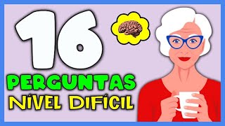 QUIZ CONHECIMENTOS GERAIS | 16 PERGUNTAS NÍVEL DIFÍCIL | NOVO QUIZ