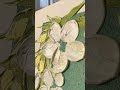 asmr painting tutorial creating an elegant masterpiece for relaxation art 裝飾畫 石英砂肌理畫