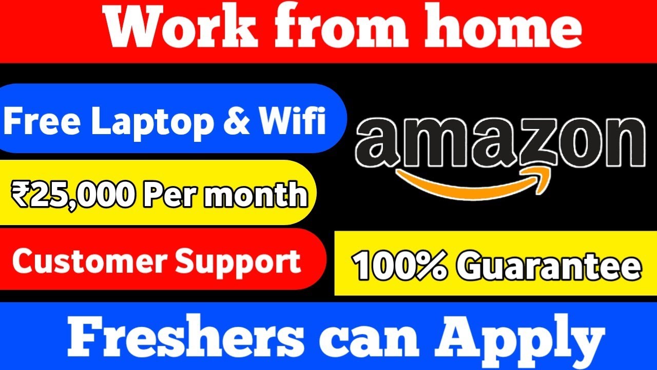 Amazon Customer Service WFH 2023|Amazon Free Laptop & Wifi Job 2023 ...