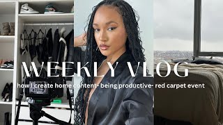 VLOG: settling back into my Chicago apartment | bts of content creation \u0026 brand deals |makeup review