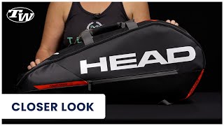 Take a closer look at the Head Tour Team 6 Pack Tennis Racquet Bag