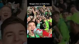 celtic fans vs rangers fans