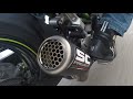 sc project cr t muffler for kawasaki z900 with max temporali